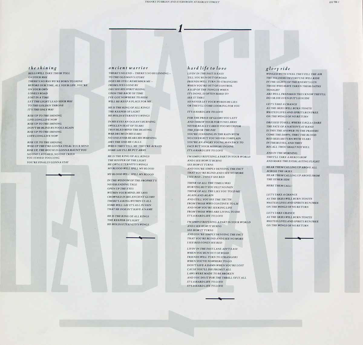High Resolution Photo black sabbath eternal idol 